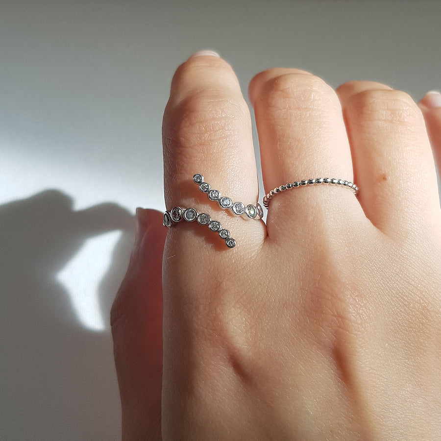 Bague 'Minimaliste' - Argent 